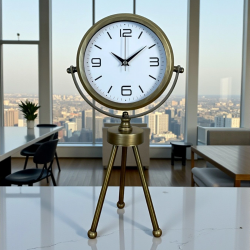 Mey İthalat® Eskitme Üç Ayaklı Masa Saati