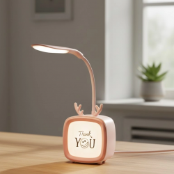 Mey İthalat® Esnek Gövdeli LED Masa Lambası Taşınabilir Gece Aydınlatması