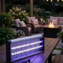 Mey İthalat® Ev Balkon Mutfak İçin Elektrikli Sinek Savar 10W UV Işıklı Lamba