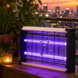 Mey İthalat® Ev Balkon Mutfak İçin Elektrikli Sinek Savar UV Işıklı Sessiz Lamba