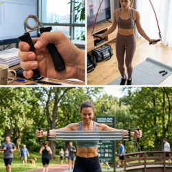 Mey İthalat® Ev Fitness Seti Kardiyo ve Kas Geliştirme Egzersiz Seti