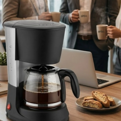 Mey İthalat® Ev ve Ofis İçin Filtre Kahve Makinesi 12 Fincan Kapasiteli Kahve Makinesi