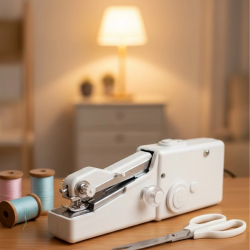 Mey İthalat® Ev ve Seyahat İçin Mini El Dikiş Makinesi Kolay Kullanım