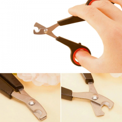 Mey İthalat®  Evcil Hayvan Tırnak Makası Ve Törpü Seti Manikür Pedikür Pati Bakım Aleti Kaymaz Sap