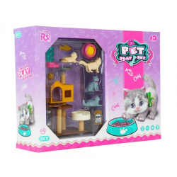 Mey İthalat® EVCİL HAYVAN YAVRU KEDİ OYUN SETİ-MGA