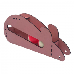 Mey İthalat®   Fare Kedi Oyunu Ahşap 2 Toplu Kedi Oyuncağı Tahta Kedi Oyunu Tahta Fare Ve Toplu Oyuncak