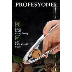 Mey İthalat®  Fındık Ceviz Kırıcı 304 Paslanmaz Çelik Mink Design 721063