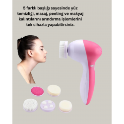 Mey İthalat® Fırçalı Yüz Temizleme ve Spa Masaj Cihazı
