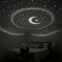 Mey İthalat® Fişli Yıldız Projektör Gece Lambası Müzikli