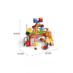 Mey İthalat® FL42003 MONTE EDİLEBİLİR YAPI SETİ 55 PARÇA -ZRV