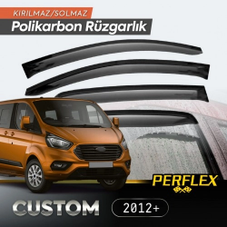 Mey İthalat® Ford Custom 2012+ Cam Rüzgarlığı V2 Düz
