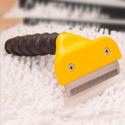 Mey İthalat®  Fubminator Kedi Köpek Tüy Toplama Tarağı  Kaşıma Aparatı 4,5 Cm
