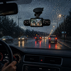 Mey İthalat® Full HD Araç İçi Kamera Geniş Açılı Lens ve Çok Kanallı Kayıt