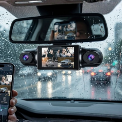 Mey İthalat® Full HD Araç Kamerası Gece Görüşlü G Sensörlü Akıllı Kayıt Sistemi