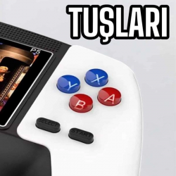 Mey İthalat® Gamepad 520 Retro Oyunlu Taşınabilir El Konsolu Atari