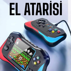 Mey İthalat® Gamepad Joystick Nostalji 500 Oyunlu 2 Li Atari Gamebox Oyun Konsolu Sup Atari