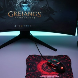 Mey İthalat® Gaming Mouse Mousepad Seti 3 DPI Ayarı ve LED Işıklı Ergonomik Yapı