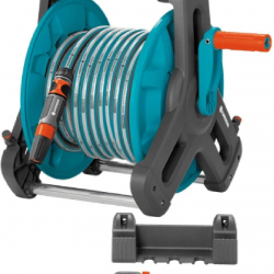 Mey İthalat® Gardena 08009-20 Duvara Montelı Hortum Arabası Set