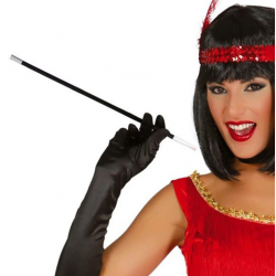 Mey İthalat® Gatsby Kadın Aksesuar Seti – Kırmızı Charleston Saç Bandı ve Sigaralık