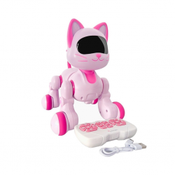 Mey İthalat® GAW-6602 Uzaktan Kumandalı İnteraktif Şarjlı Akıllı Kedi