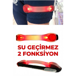 Mey İthalat® Gece Koşu Bilekliği: Su Geçirmez, 2 Fonksiyonlu, Işıklı Güvenlik Bandı