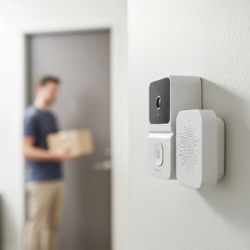 Mey İthalat® Gerçek Zamanlı Fotoğraflı Akıllı Kapı Zili İki Yönlü Konuşma