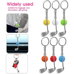 Mey İthalat®  Gerçekçi Golf Tasarımlı Şık Anahtarlık Kolye Çanta Süsü Golf Keychain