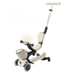 Mey İthalat® Globber Go Up Baby 360 Işıklı Scooter Koyu Bej