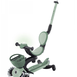 Mey İthalat® Globber Go Up Baby 360 Scooter (Işıklı) Zeytin Yeşili
