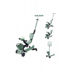 Mey İthalat® Globber Go Up Baby 360 Scooter (Işıklı) Zeytin Yeşili