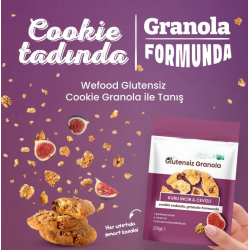 Mey İthalat® Glutensiz Granola Kuru İncir ve Cevizli 250 Gr