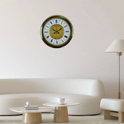 Mey İthalat® Gold Anatolia Royal 40 Cm Metal Duvar Saati