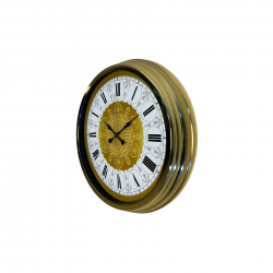 Mey İthalat® Gold Anatolia Royal 40 Cm Metal Duvar Saati