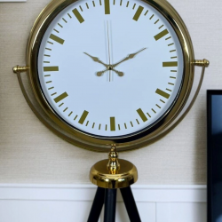 Mey İthalat® Gold Balance Tripod Ayaklı Saat