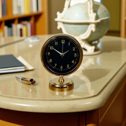 Mey İthalat® Gold Harmony 25 x 20 Gold Metal Masa Saati