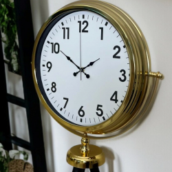 Mey İthalat® Gold Klasik Tripod Ayaklı Saat