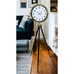 Mey İthalat® Gold Klasik Tripod Ayaklı Saat