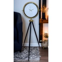 Mey İthalat® Gold Noble Radiance Tripod Ayaklı Saat