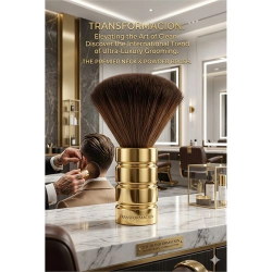 Mey İthalat® Gold Seri Samur Kılı Berber Boyun Fırçası - 15.5 cm 720884