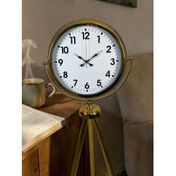 Mey İthalat® Gold Tripod Ayaklı Lüks Saat