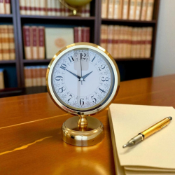 Mey İthalat® Golden Grace 25 x 20 Gold Metal Masa Saati