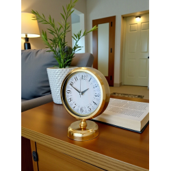 Mey İthalat® Golden Grace 25 x 20 Gold Metal Masa Saati