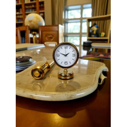 Mey İthalat® Golden Touch 25 x 20 Gold Metal Masa Saati