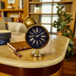 Mey İthalat® Goldora 25 x 20 Gold Metal Masa Saati