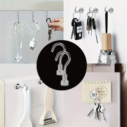 Mey İthalat®  Güçlü Manyetik Mutfak,Banyolar İçin Çok Amaçlı 2'li Magnet Askı