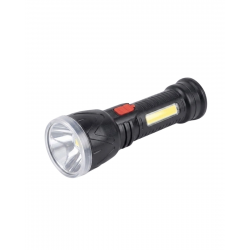 Mey İthalat® Güçlü Şarjlı El Feneri 9 LED Uzun Menzil ve 4 Işık Modu