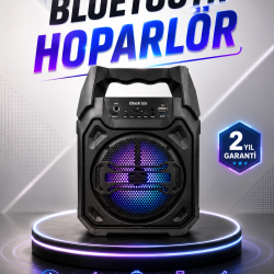 Mey İthalat® Güçlü ve Şarj Edilebilir Bluetooth Hoparlör 6.5 İnç