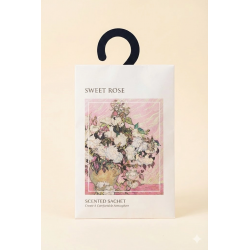 Mey İthalat®  GÜL  Dolap ve Çekmece Kokusu –1 ADET Askılı Koku Poşeti,  Uzun Ömürlü Koku