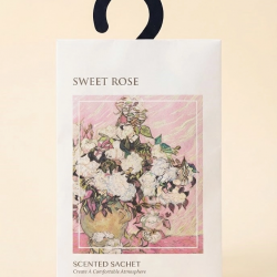 Mey İthalat®  GÜL  Dolap ve Çekmece Kokusu –1 ADET Askılı Koku Poşeti,  Uzun Ömürlü Koku