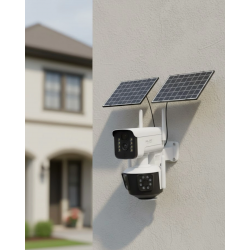 Mey İthalat® Güneş Enerjili 4G IP Kamera Dış Mekan Uyumlu Hareket Algılamalı